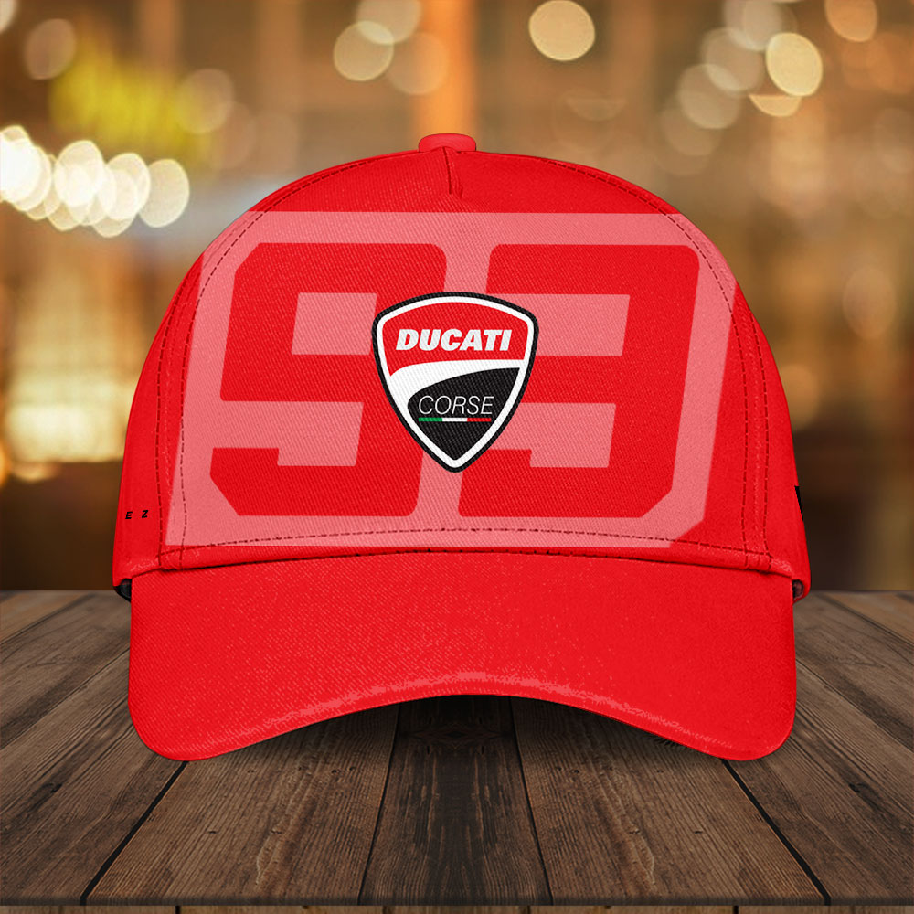 Sportswearmerch Ducati Lenovo Team x Marc Marquez Car Classic Cap Gift For Fan