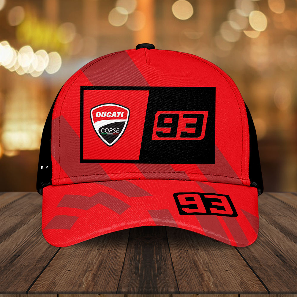 Sportswearmerch Ducati Lenovo Team x Marc Marquez Car Classic Cap Gift For Fan