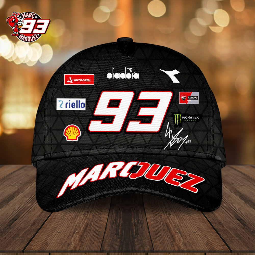 Sportswearmerch Ducati Lenovo Team x Marc Marquez Car Classic Cap Gift For Fan