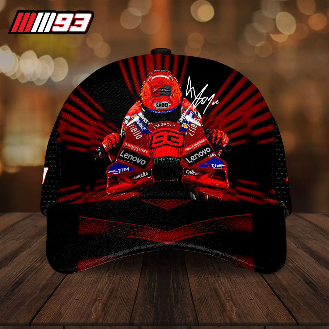 Sportswearmerch Ducati Lenovo Team x Marc Marquez F1 Classic Cap For Fan