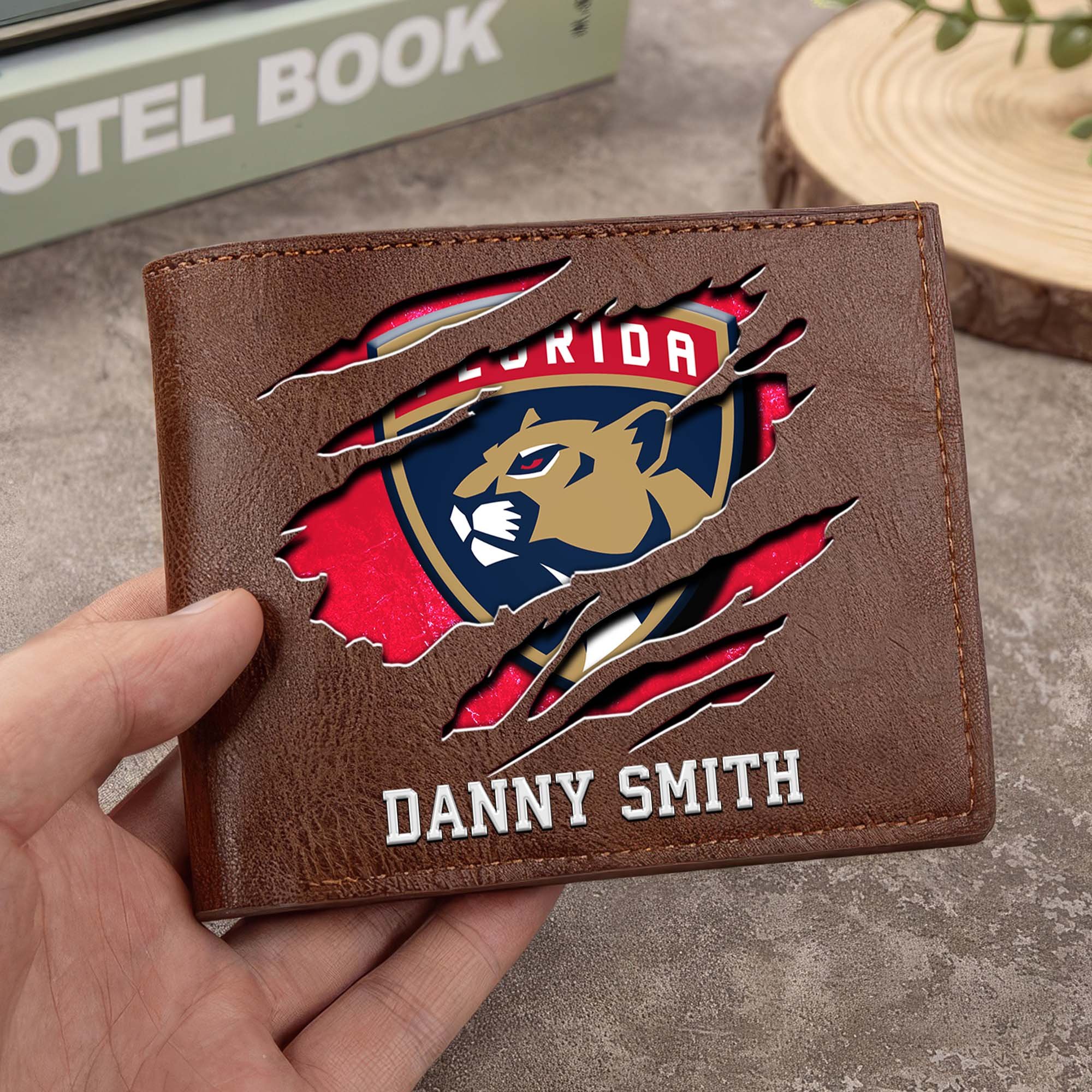 Sportswearmerch Edmonton Oilers NHL Folded Wallet For Fan