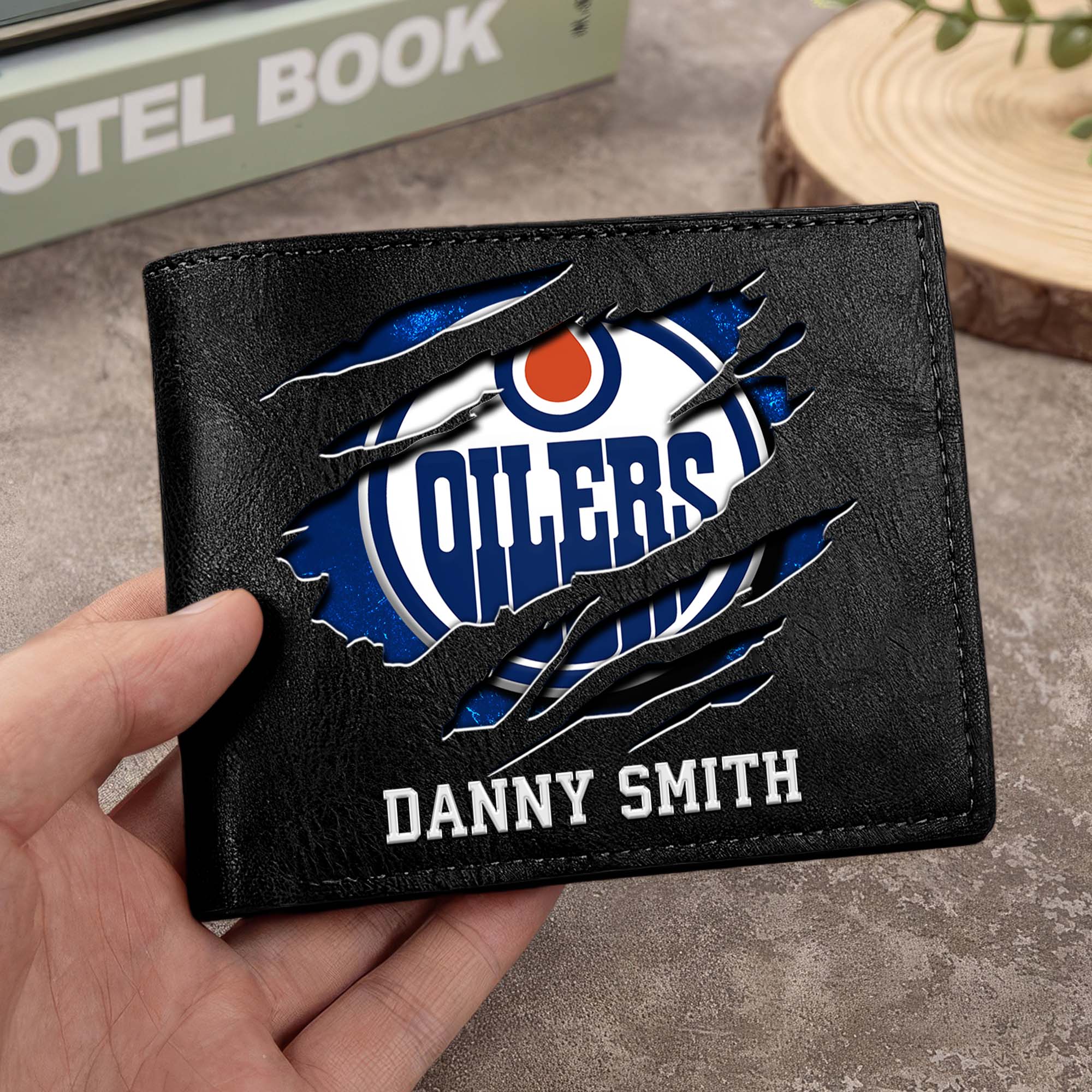 Sportswearmerch Edmonton Oilers NHL Men Wallet For Fan