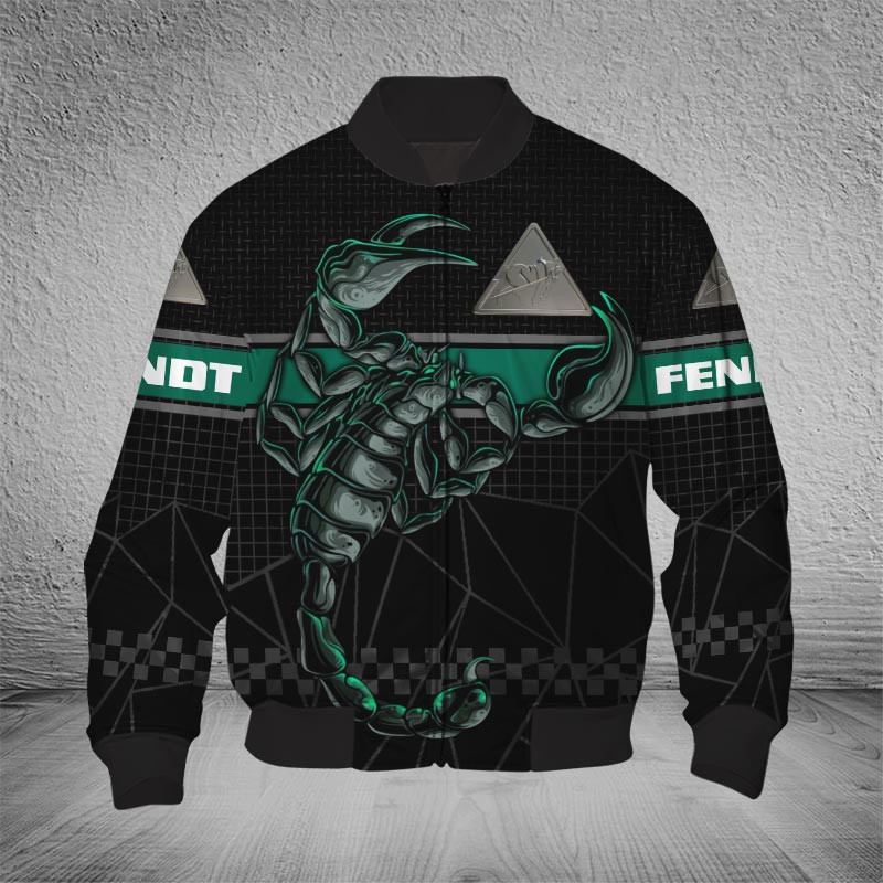 Sportswearmerch Fendt Tractor Bomber Jacket For Fan