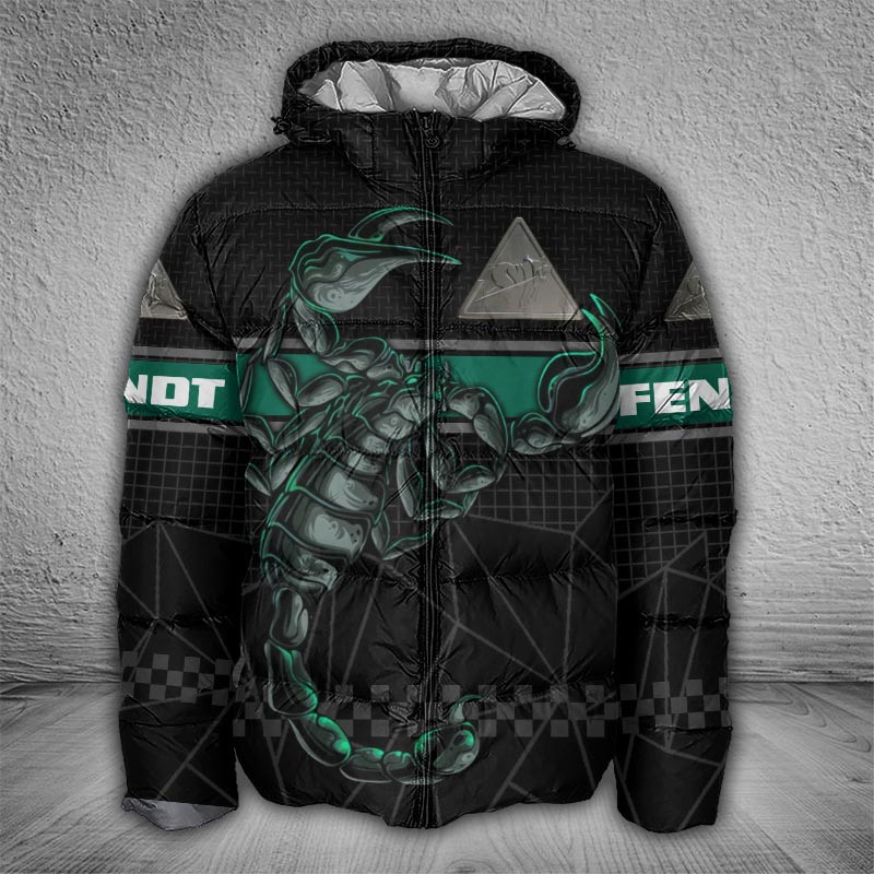 Sportswearmerch Fendt Tractor Puffer Jacket For Fan