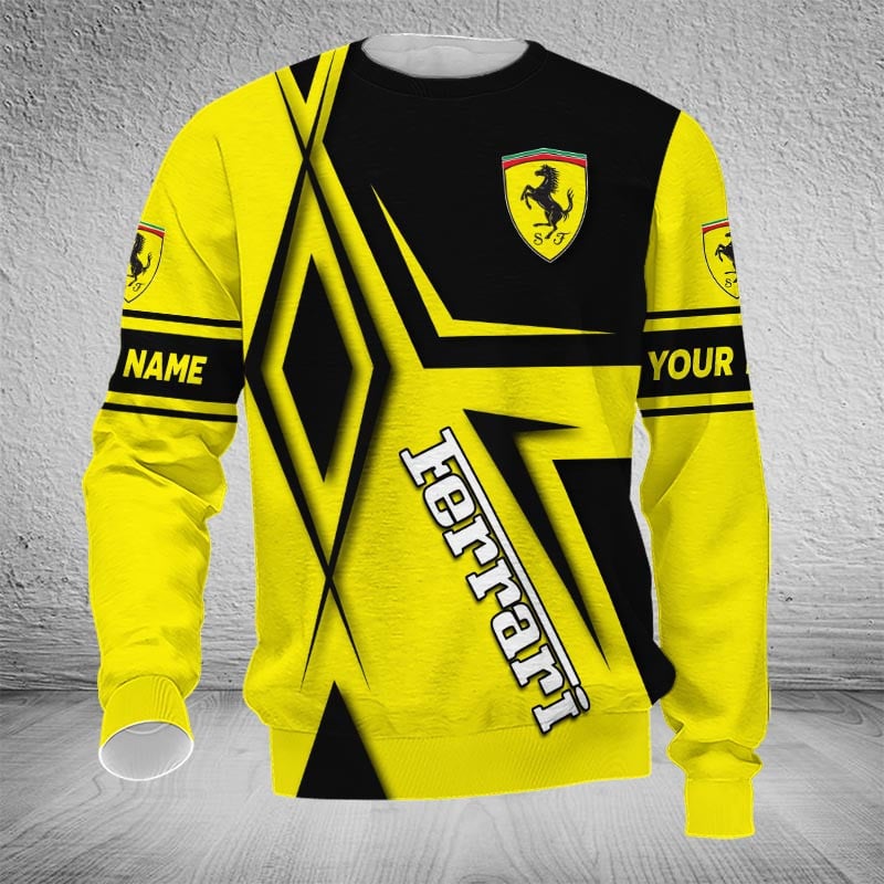 Sportswearmerch Ferrari Car Sweater For Fan