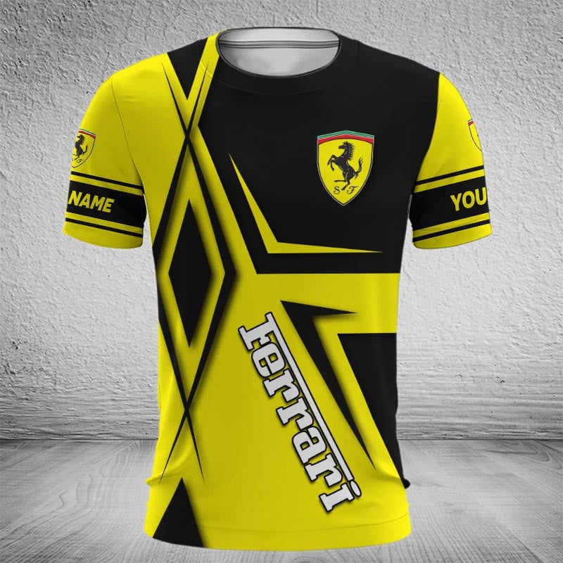 Sportswearmerch Ferrari Car T-shirt For Fan