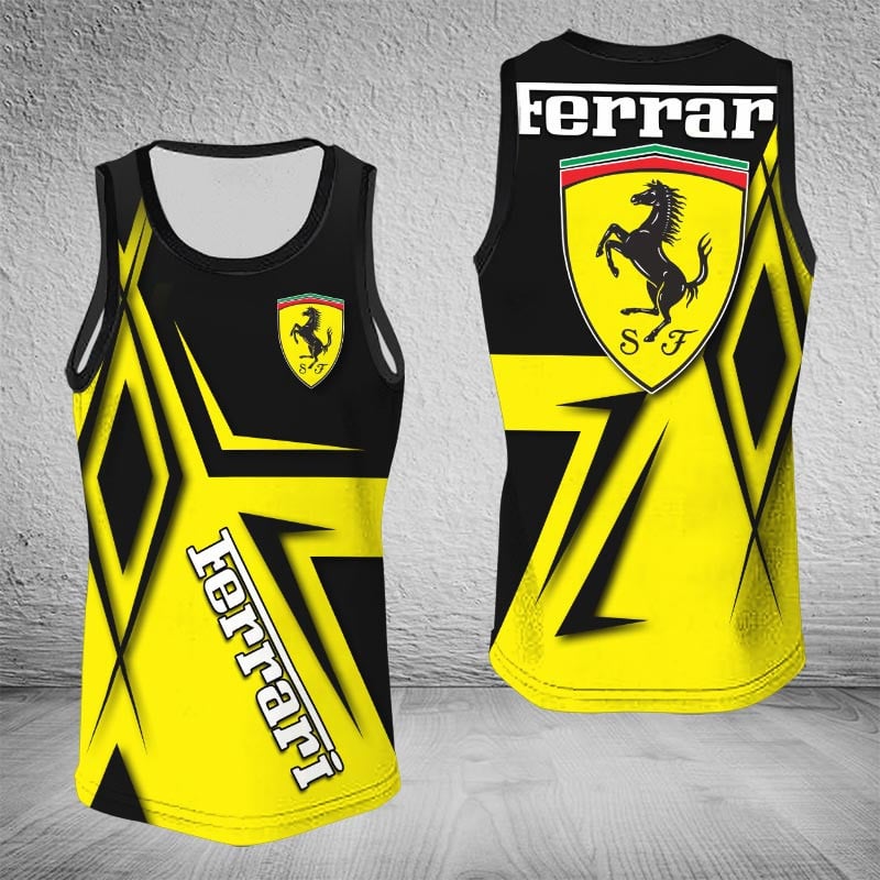 Sportswearmerch Ferrari Car Tanktop For Fan