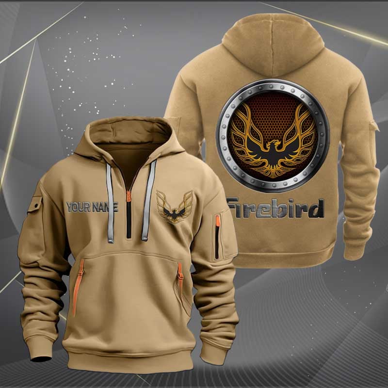 Sportswearmerch Firebird Pontiac Car Car Personalized Half Zip Hoodie For Fan