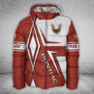 Sportswearmerch Firebird Pontiac Car Puffer Jacket For Fan