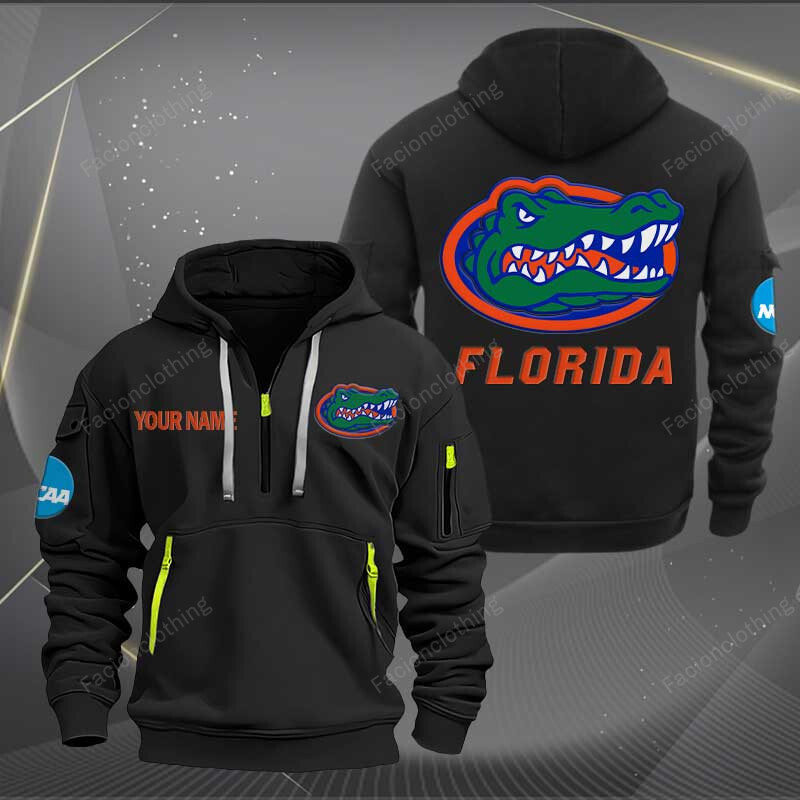 Sportswearmerch Florida Gators NCAA Personalized Half Zip Hoodie For Fan