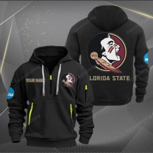 Sportswearmerch Florida State Seminoles NCAA Personalized Half Zip Hoodie For Fan