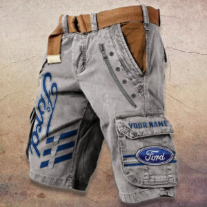Sportswearmerch Ford Car Denim Shorts For Fan