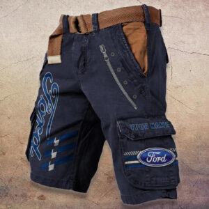 Sportswearmerch Ford Car Denim Shorts For Fan