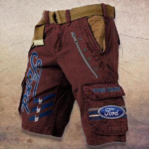 Sportswearmerch Ford Car Denim Shorts For Fan