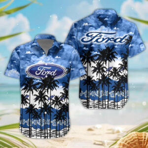 Sportswearmerch Ford Car Hawaiian Shirt For Fan