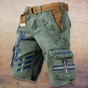 Sportswearmerch Ford Car-Mustang Car Denim Shorts For Fan