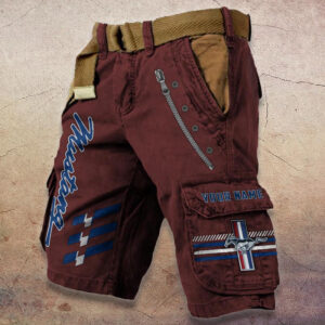 Sportswearmerch Ford Car-Mustang Car Denim Shorts For Fan