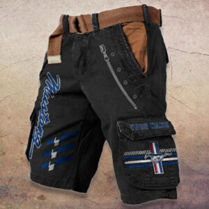 Sportswearmerch Ford Car-Mustang Car Denim Shorts For Fan