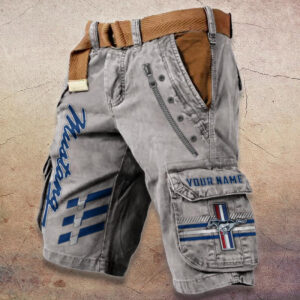 Sportswearmerch Ford Car-Mustang Car Denim Shorts For Fan