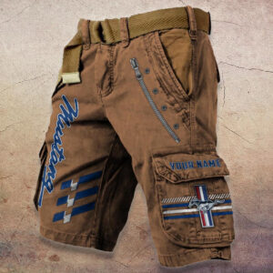 Sportswearmerch Ford Car-Mustang Car Denim Shorts For Fan