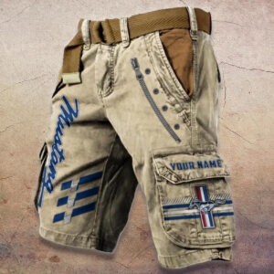 Sportswearmerch Ford Car-Mustang Car Denim Shorts For Fan