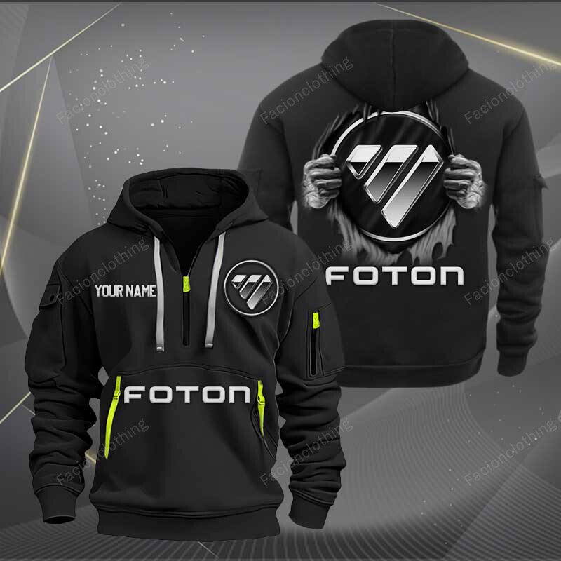 Sportswearmerch Foton Car Personalized Half Zip Hoodie For Fan