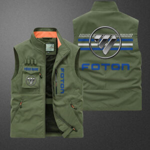 Sportswearmerch Foton Tractor Pocket Vest For Fan