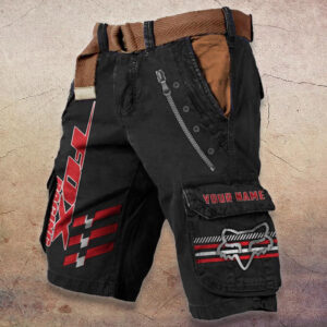 Sportswearmerch Fox Racing Motorcycle Denim Shorts For Fan