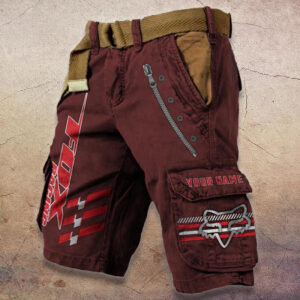Sportswearmerch Fox Racing Motorcycle Denim Shorts For Fan