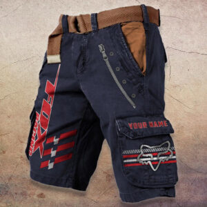 Sportswearmerch Fox Racing Motorcycle Denim Shorts For Fan