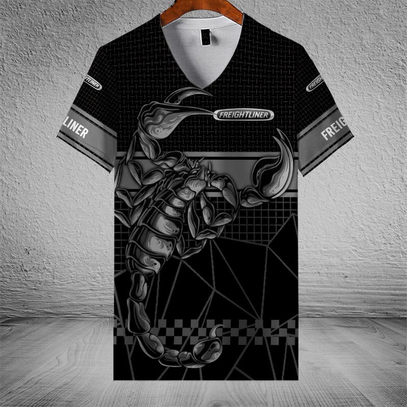 Sportswearmerch Freightliner Trucks V-neck Women T-shirt For Fan