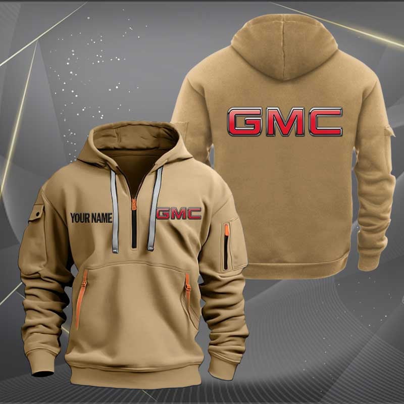 Sportswearmerch GMC Car Personalized Half Zip Hoodie For Fan