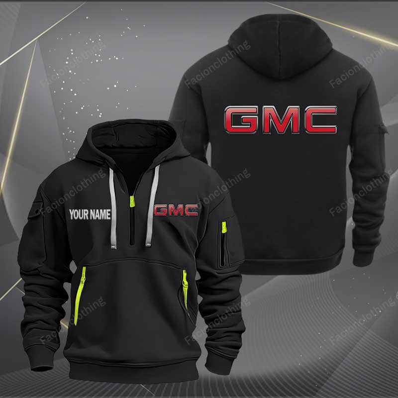 Sportswearmerch GMC Car Personalized Half Zip Hoodie For Fan