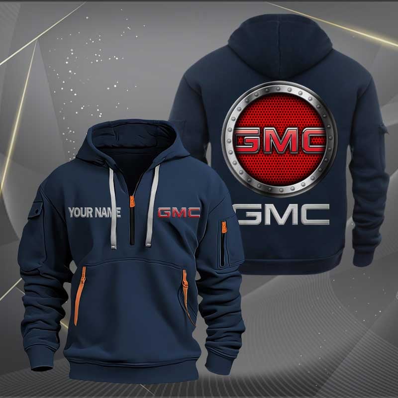Sportswearmerch GMC Car Personalized Half Zip Hoodie For Fan