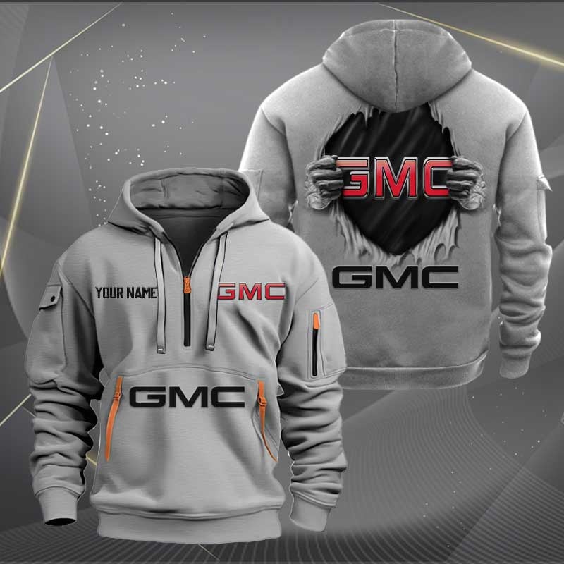 Sportswearmerch GMC Car Personalized Half Zip Hoodie For Fan