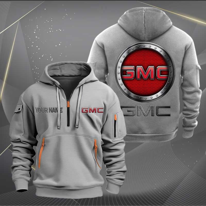 Sportswearmerch GMC Car Personalized Half Zip Hoodie For Fan