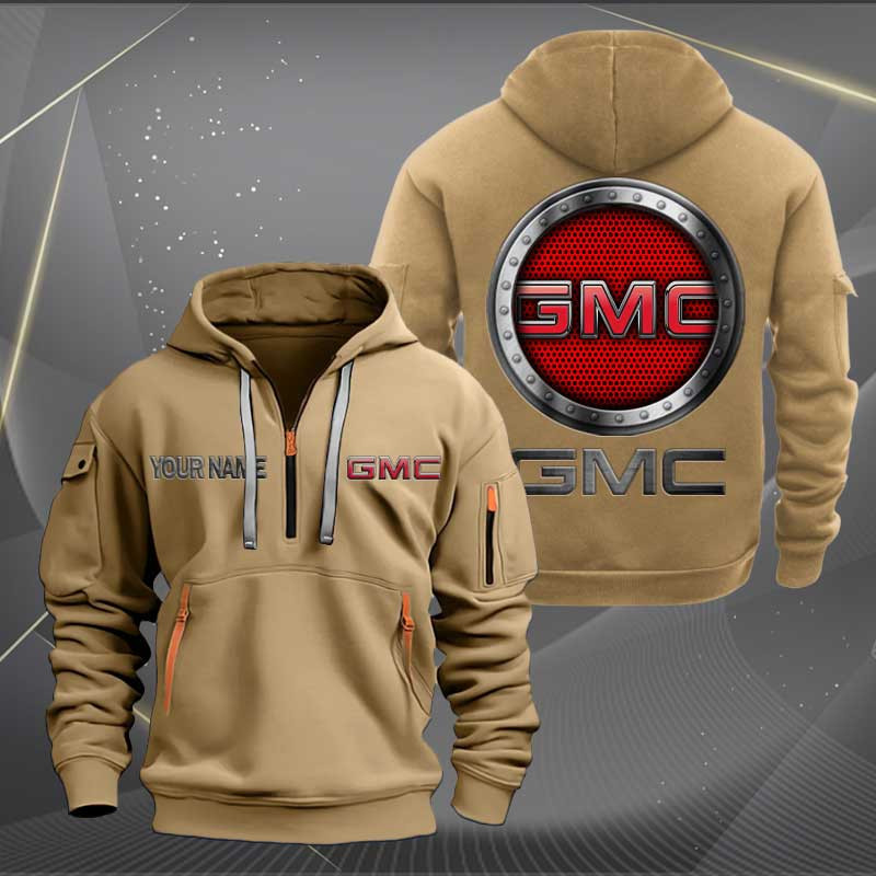 Sportswearmerch GMC Car Personalized Half Zip Hoodie For Fan