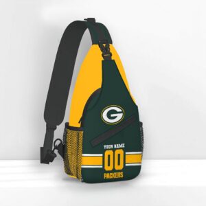 Sportswearmerch Green Bay Packers NFL Personalized Sling Bag For Fan