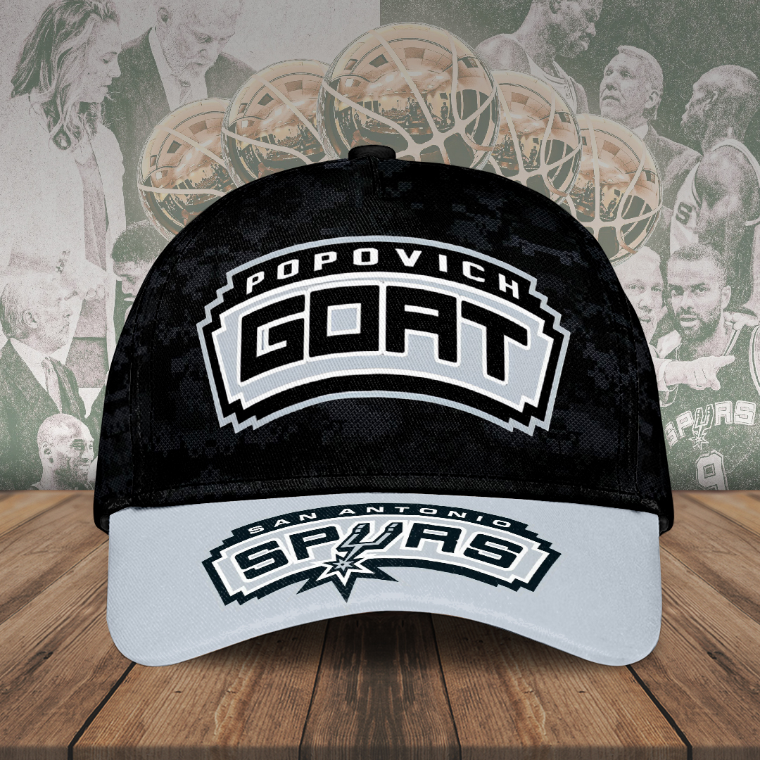 Sportswearmerch Gregg Popovich x San Antonio Spurs Classic Cap For Fan