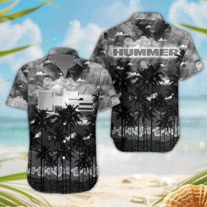 Sportswearmerch H2 Hummer Truck Hawaiian Shirt For Fan
