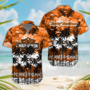 Sportswearmerch Harley-Davidson Motorcycle Hawaiian Shirt For Fan