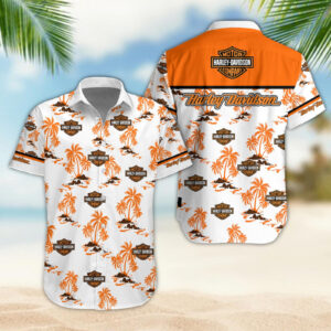 Sportswearmerch Harley-Davidson Motorcycle Hawaiian Shirt For Fan