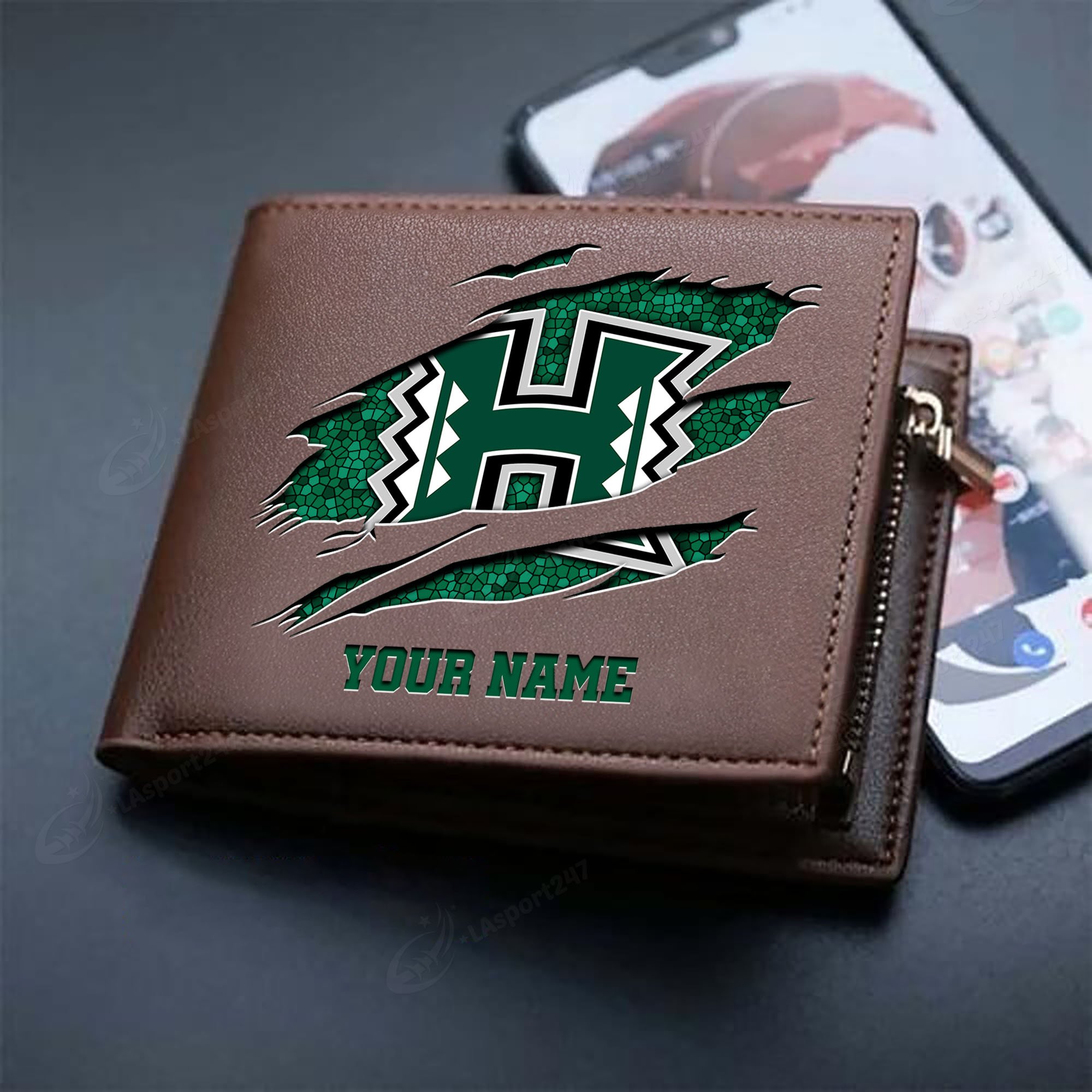 Sportswearmerch Hawaii Rainbow Warriors NCAA Men Wallet For Fan