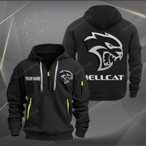 Sportswearmerch Hellcat Car Personalized Half Zip Hoodie For Fan
