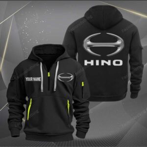 Sportswearmerch Hino Car Personalized Half Zip Hoodie For Fan