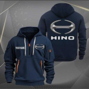Sportswearmerch Hino Car Personalized Half Zip Hoodie For Fan
