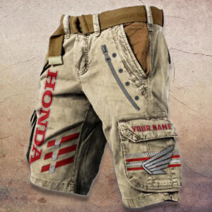 Sportswearmerch Honda Car Denim Shorts For Fan