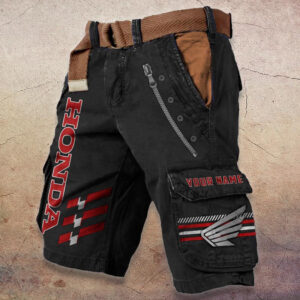 Sportswearmerch Honda Car Denim Shorts For Fan