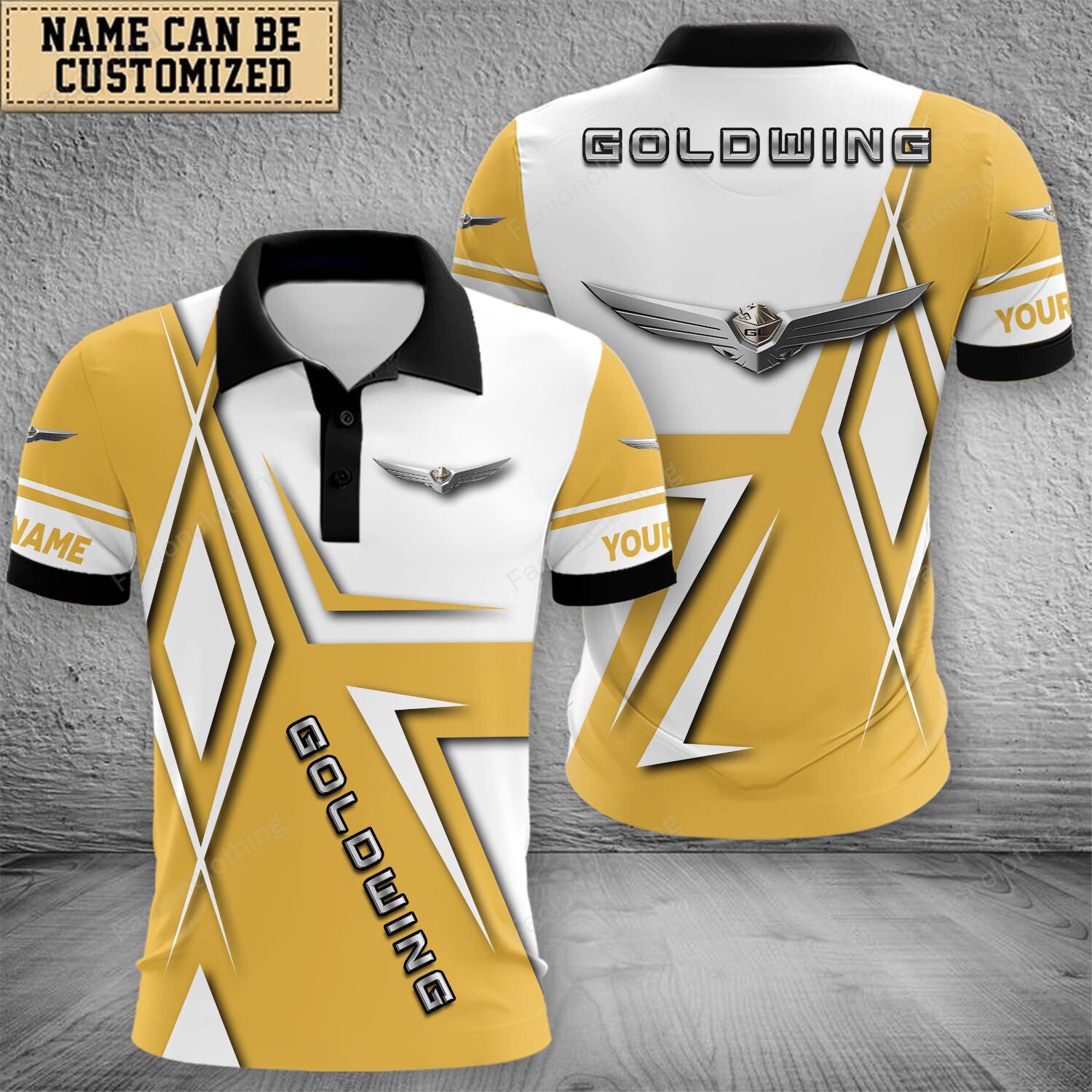 Sportswearmerch Honda Gold Wing Motorcycle Polo Shirt For Fan