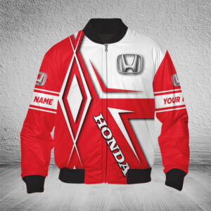 Sportswearmerch Honda Motorcycle Bomber Jacket For Fan
